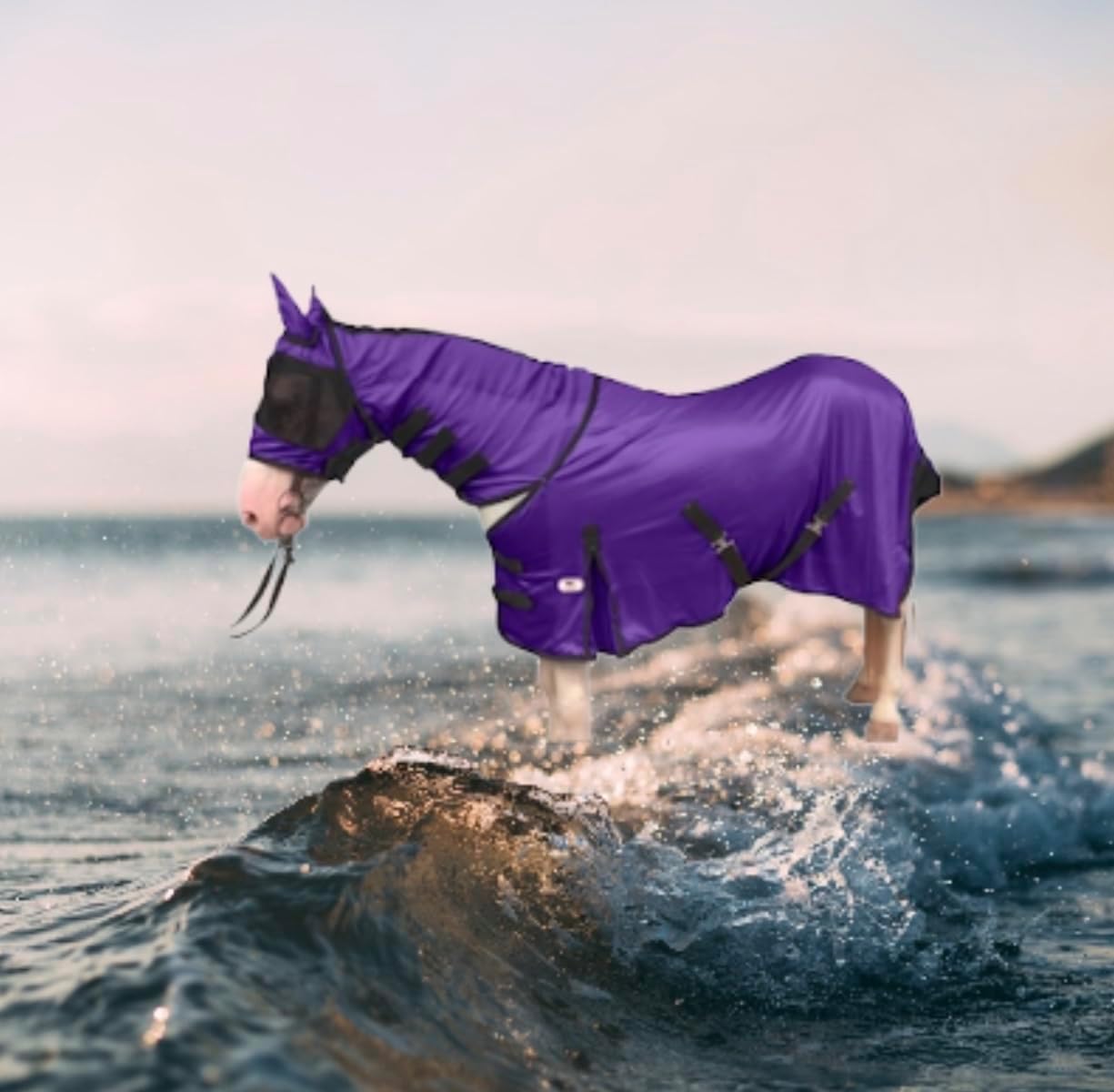 Majestic Ally horse turnout accessory displaying the machine washable durable stitching and finished borders