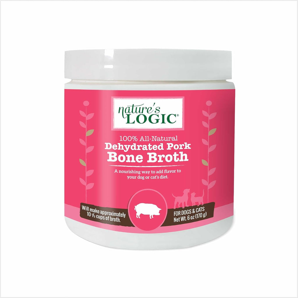 Nature's Logic Dehydrated Bone Broth Powder - 100% Natural Dog & Cat Topper - Rich in Glucosamine & Chondroitin - Boosts Immune System - Gluten-Free, No Synthetic Ingredients - Chicken, 6oz - Image 11