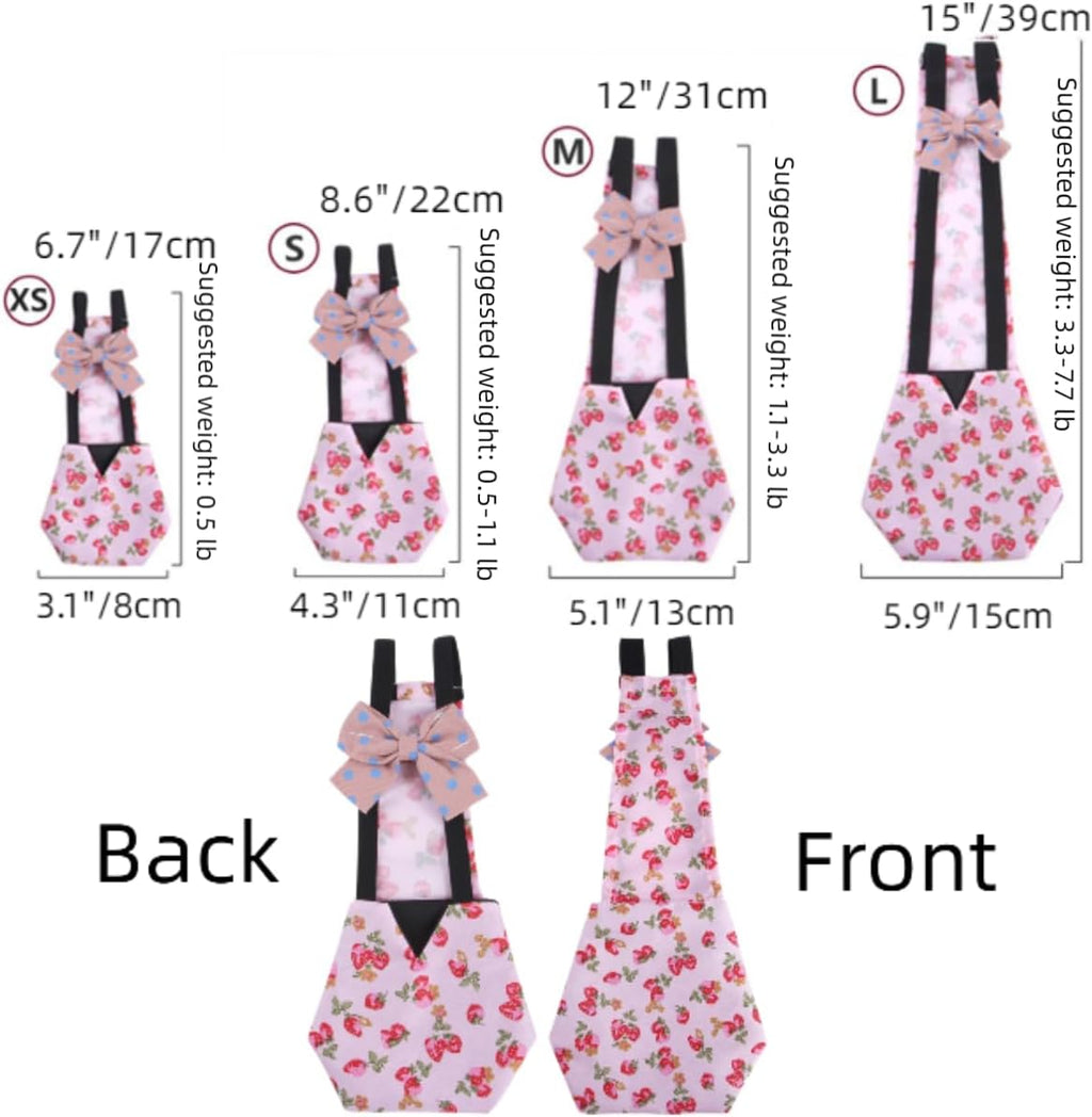 Poultry nappies showing waterproof inner lining
