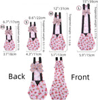 Poultry nappies showing waterproof inner lining