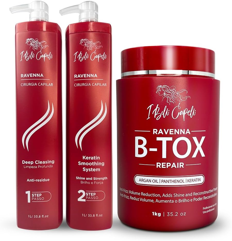 I Belli Capelli Ravenna Professional Keratin Hair B-tox set front view