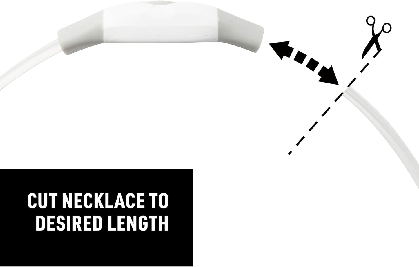 Nite Ize NiteHowl Max rechargeable dog safety collar highlighting the micro USB charging port closeup