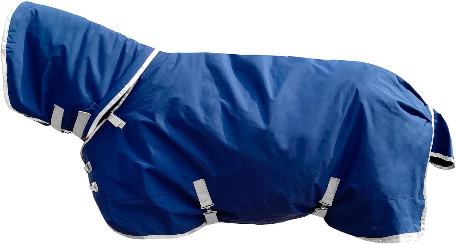 Surcingle Turnout Blankets for Horse,1680D Winter Horse Blanket, 300g / 14oz Warm Filling Liner, Medium Weight Waterproof, Red Horse Blanket for Real Horses,Warm US78 in(EU 145 cm) - Image 9