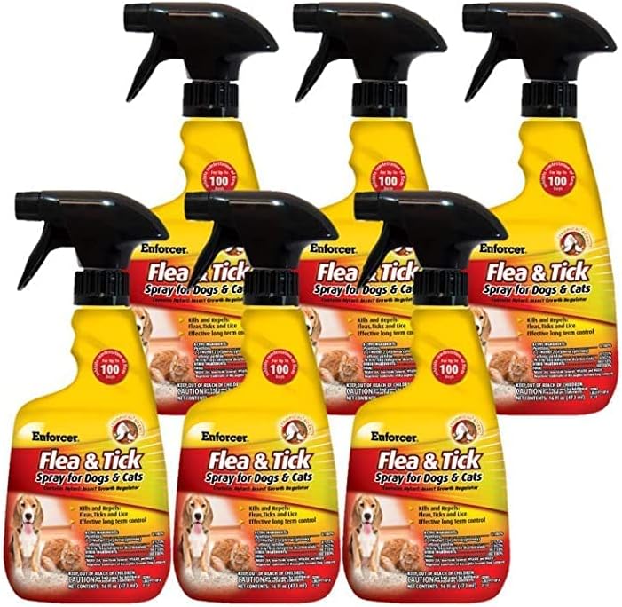 Enforcer Flea and Tick Spray for dogs and cats front view