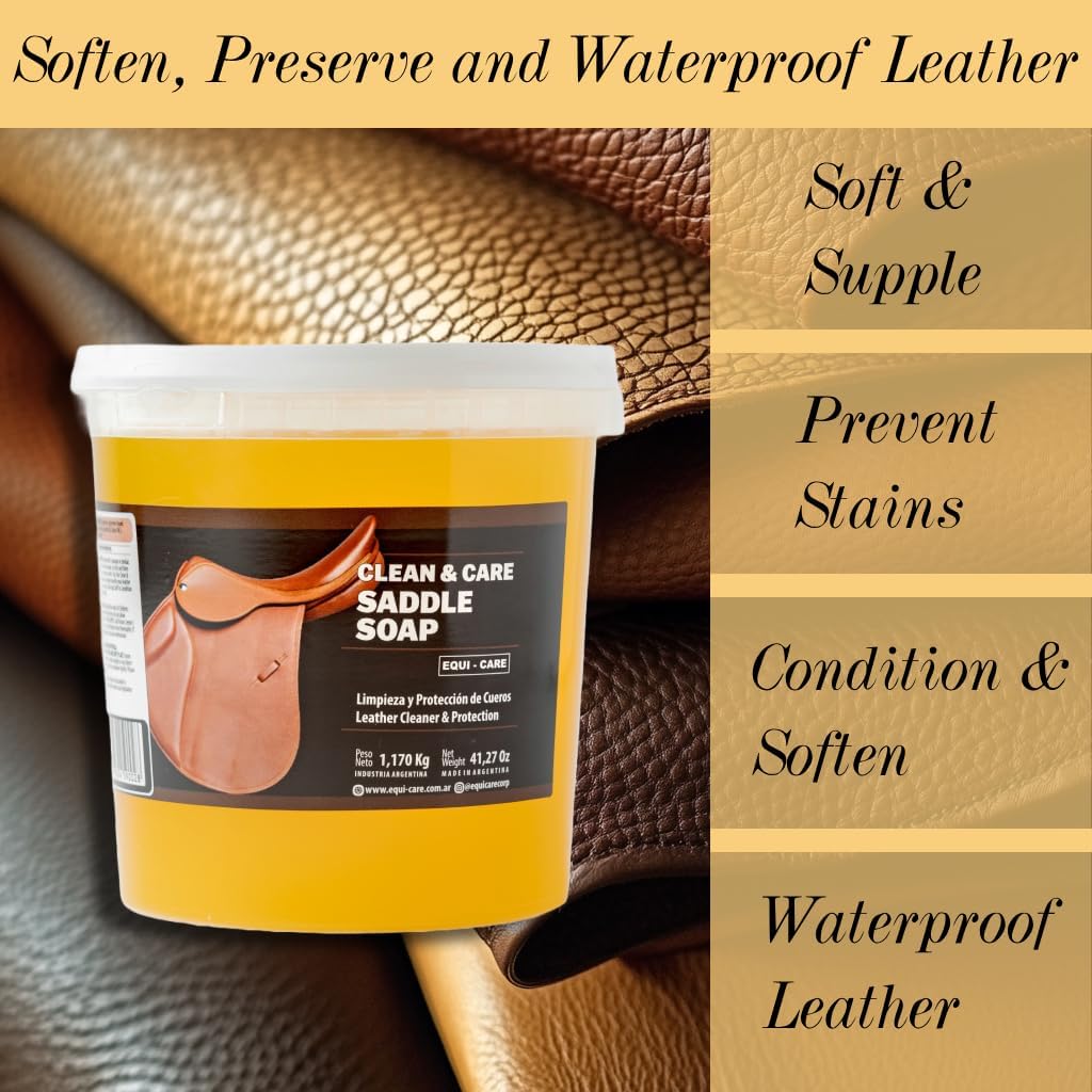 Deep moisturizing leather conditioner tub showcasing authentic USA imported packaging.