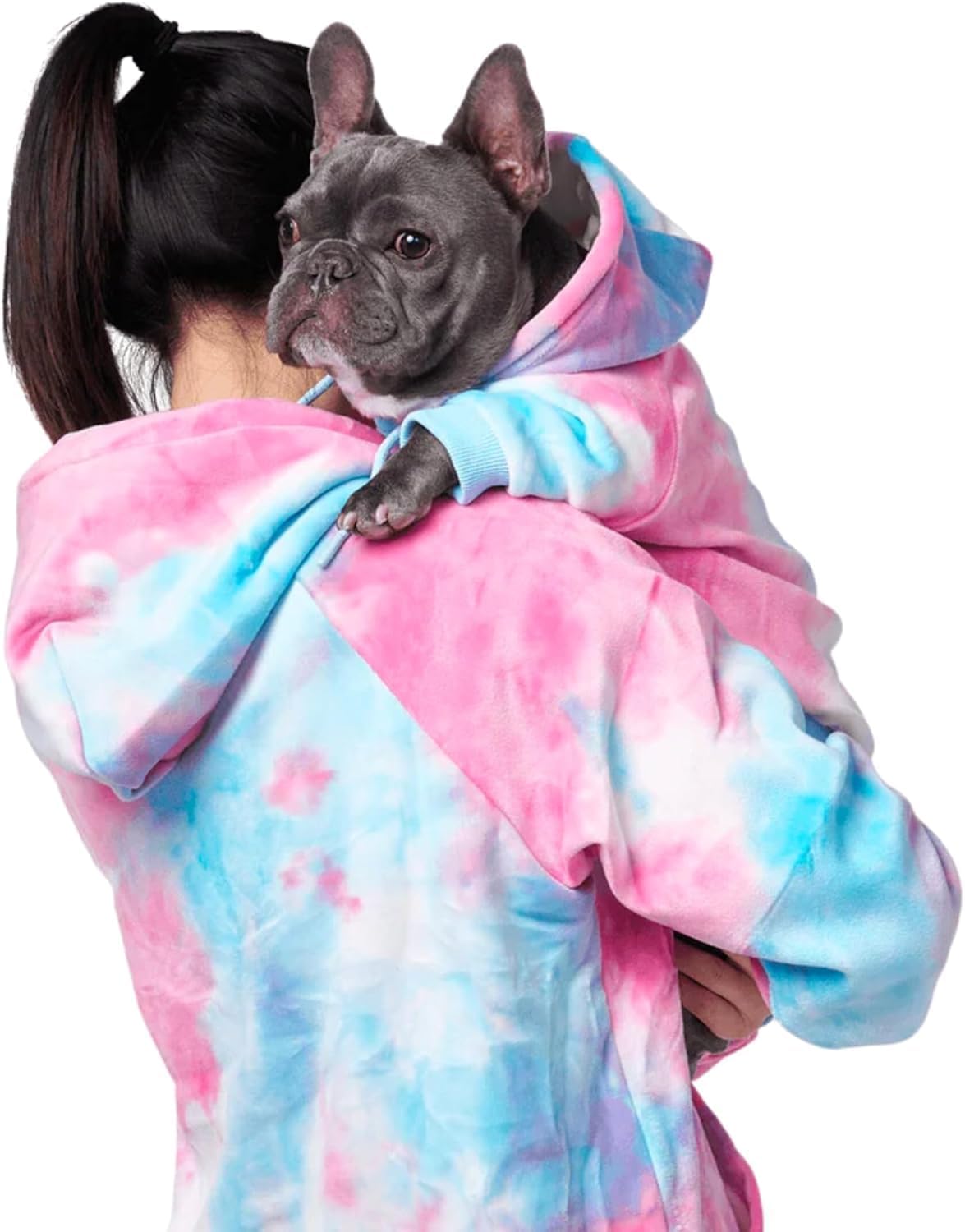 Spark Paws Human Hoodie - Premium Quality, Buttery Soft, Superior Comfort and Fit, Calming Fleece Interior, Suitable for All Styles - 90s Retro Sky Dye - L - Image 15