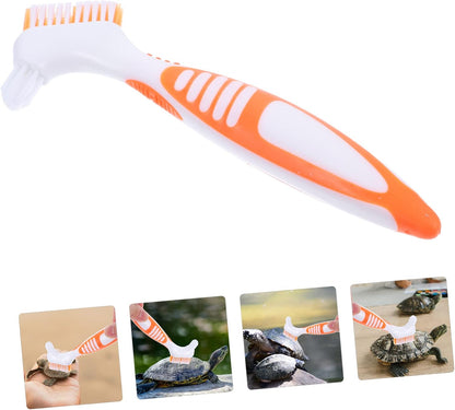 Compact six inch BCOATH turtle brush showing dimensions and portable design