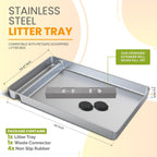 COSPARX tray showing clip-on waste extender design