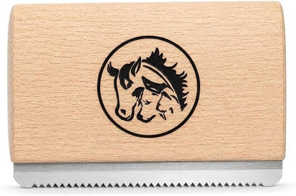 The premium stainless steel pet fur remover blade engineered for painless horse grooming.