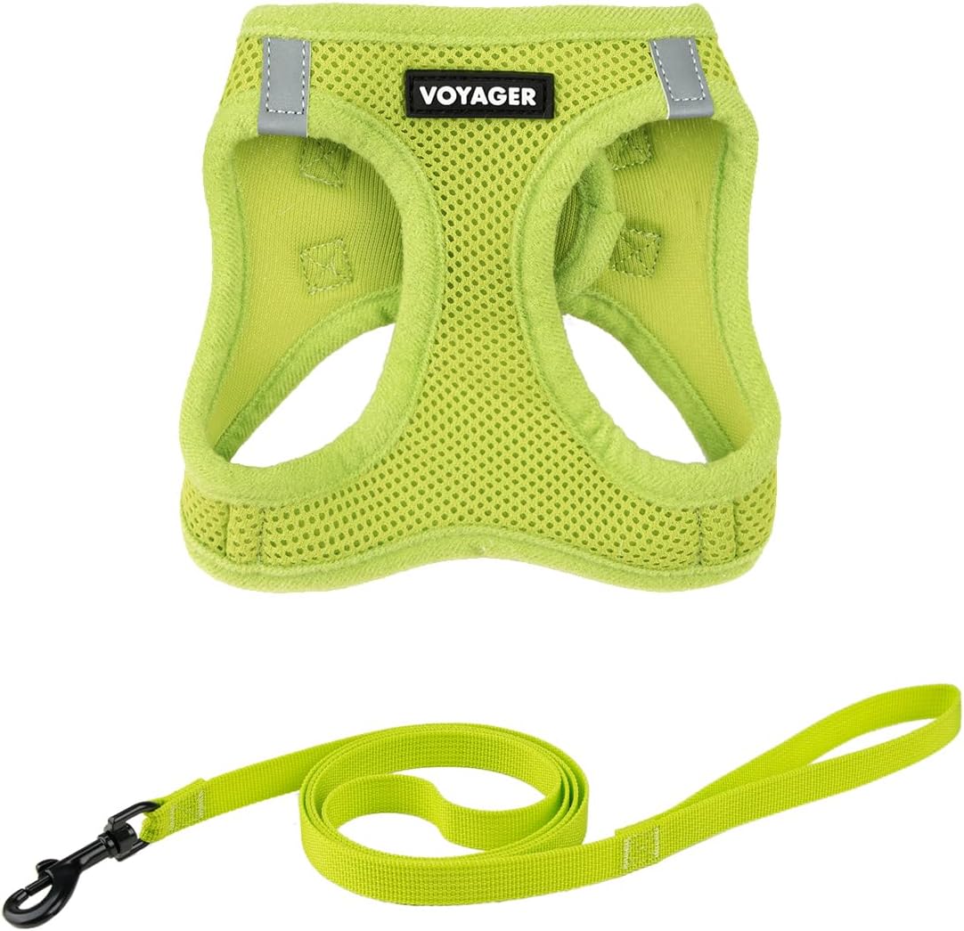 Voyager Step-in Pet Harness - All Weather Mesh, Adjustable Step in Harness for Cats and Dogs by Best Pet Supplies - 307 Set Moss Green, M - Image 12
