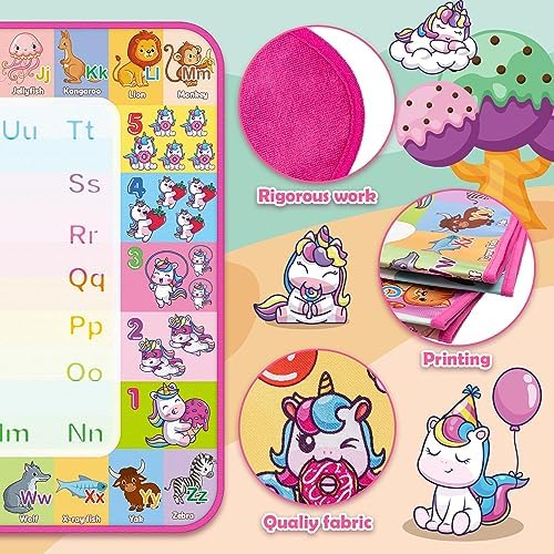 Hollyhi water drawing mat folded for travel storage