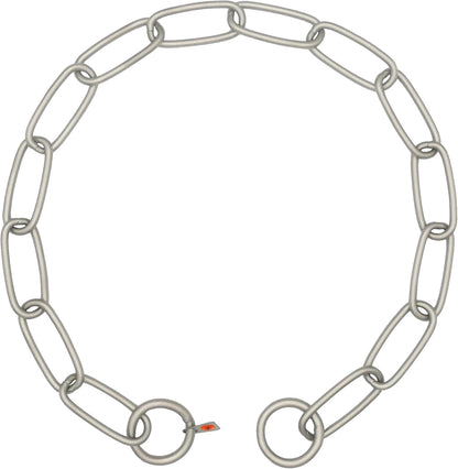 Herm Sprenger long link training collar showing HS Germany hallmark
