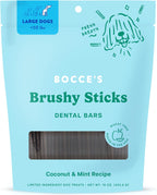 Bocce's Bakery Dental Brushy Sticks for Medium Dogs - Natural, Wheat-Free Dental Bars to Support Oral Health & Fresh Breath, Made with Real Ingredients - Coconut & Mint Recipe (2 Pack Bundle) - Image 12