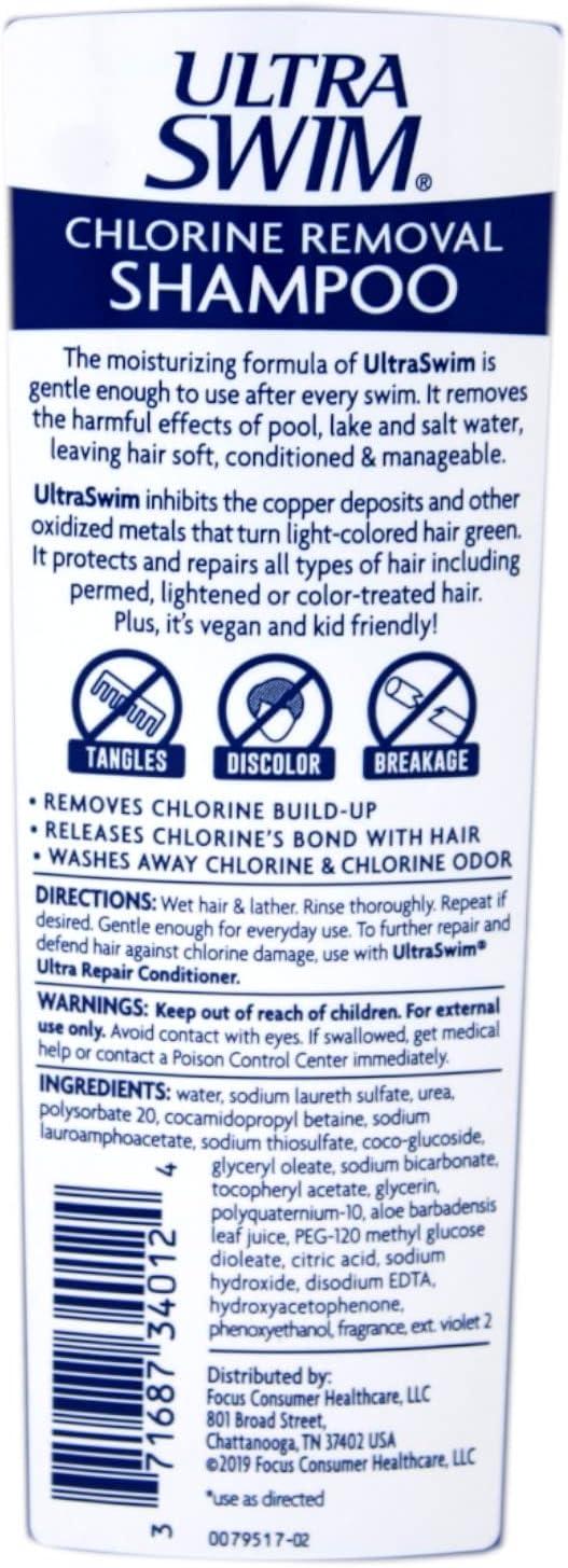 UltraSwim Chlorine-Removal Shampoo, 7-Ounce Bottles (Pack of 4) - Image 4