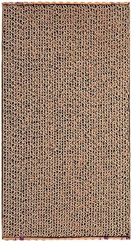 SmartyKat mess free catnip infusion technology scratch pad top down angle view.