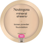 Neutrogena Mineral Sheers Loose Powder Foundation Natural Ivory front view container