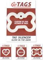 GoTags Dog Tag Silencers, Glow in the Dark Silencer to Quiet Noisy Pet Tags - Image 10