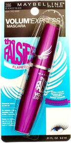Maybelline Falsies Flared lengthening mascara flexible spoon curler brush close up
