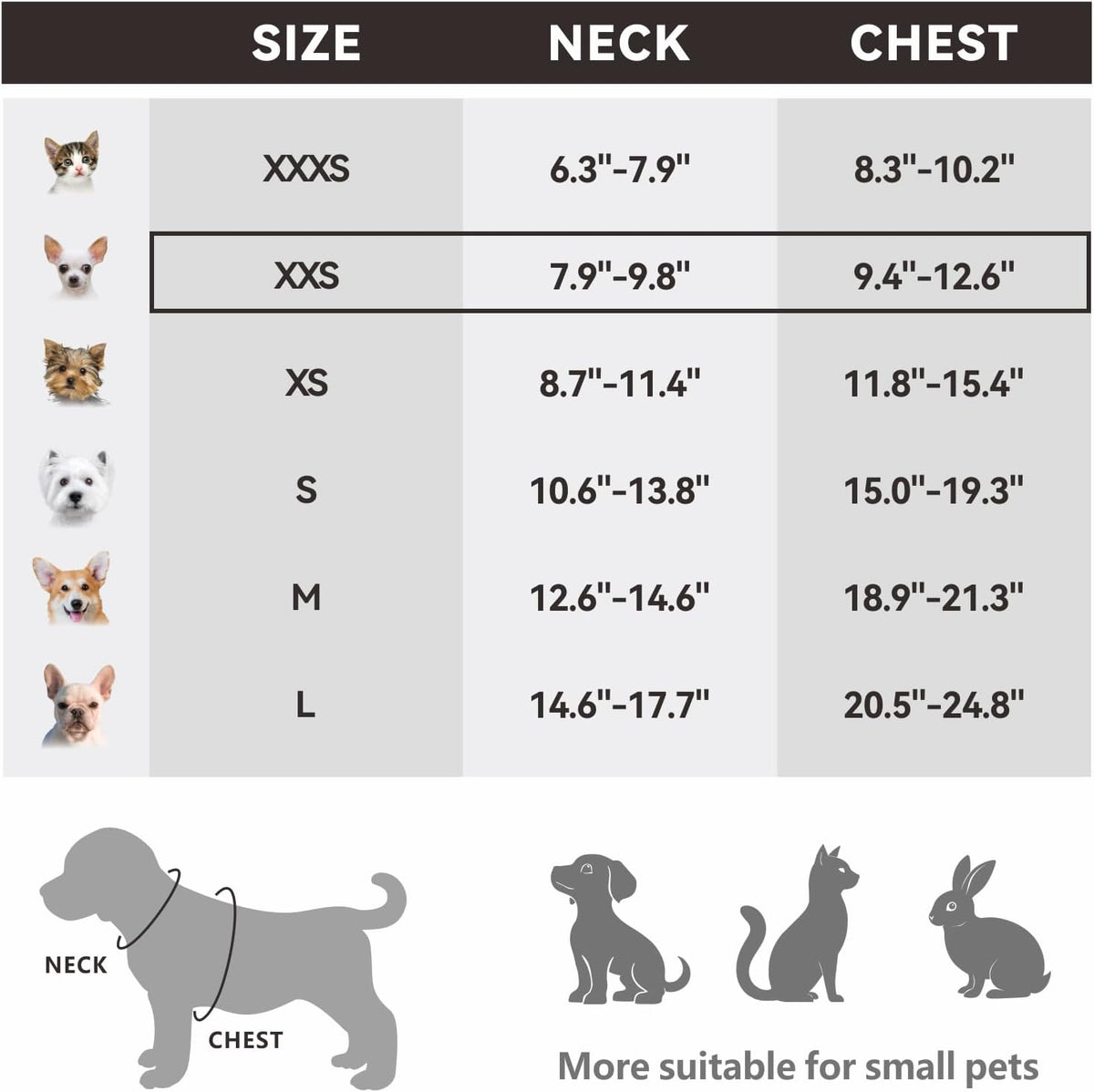 Adjustable small dog harness overhead free design with quick release buckle