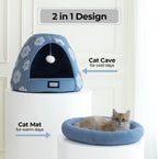 Foldable design of BALANCE 2-in-1 cat house