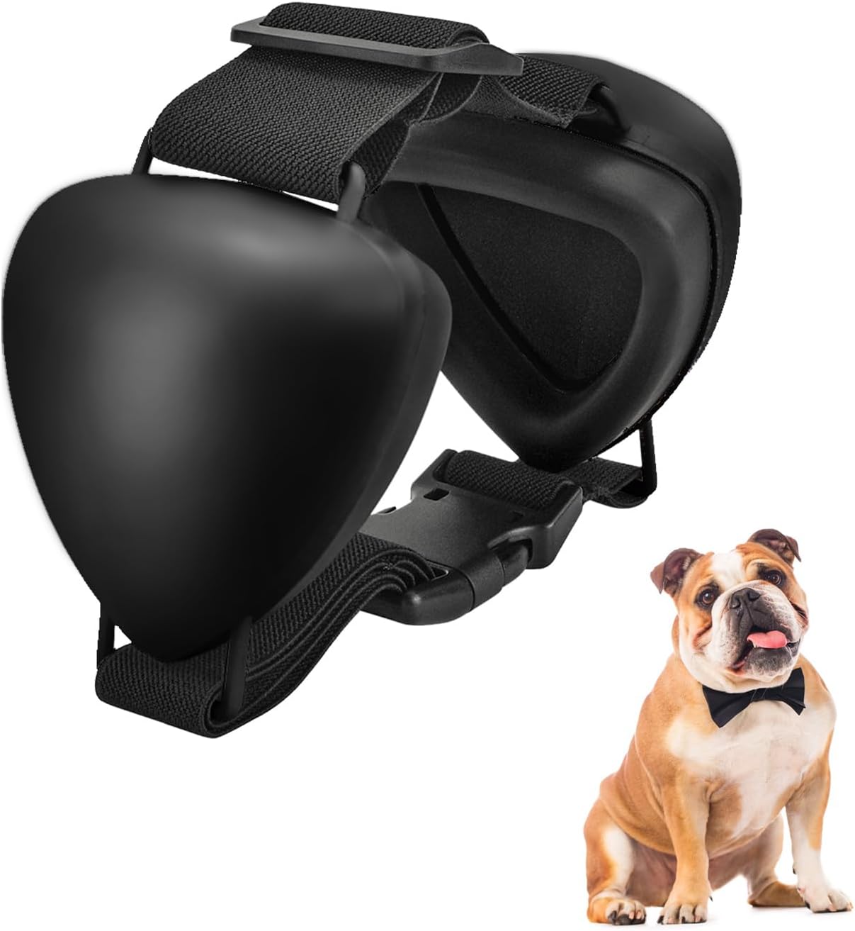 ZOHAN Dog Ear Muffs for Noise Protection, Comfort Dog Noise Cancelling Ear Muffs with Fast Snap Lock for Fireworks, Thunder, Vacuums(Pink,S) - Image 11