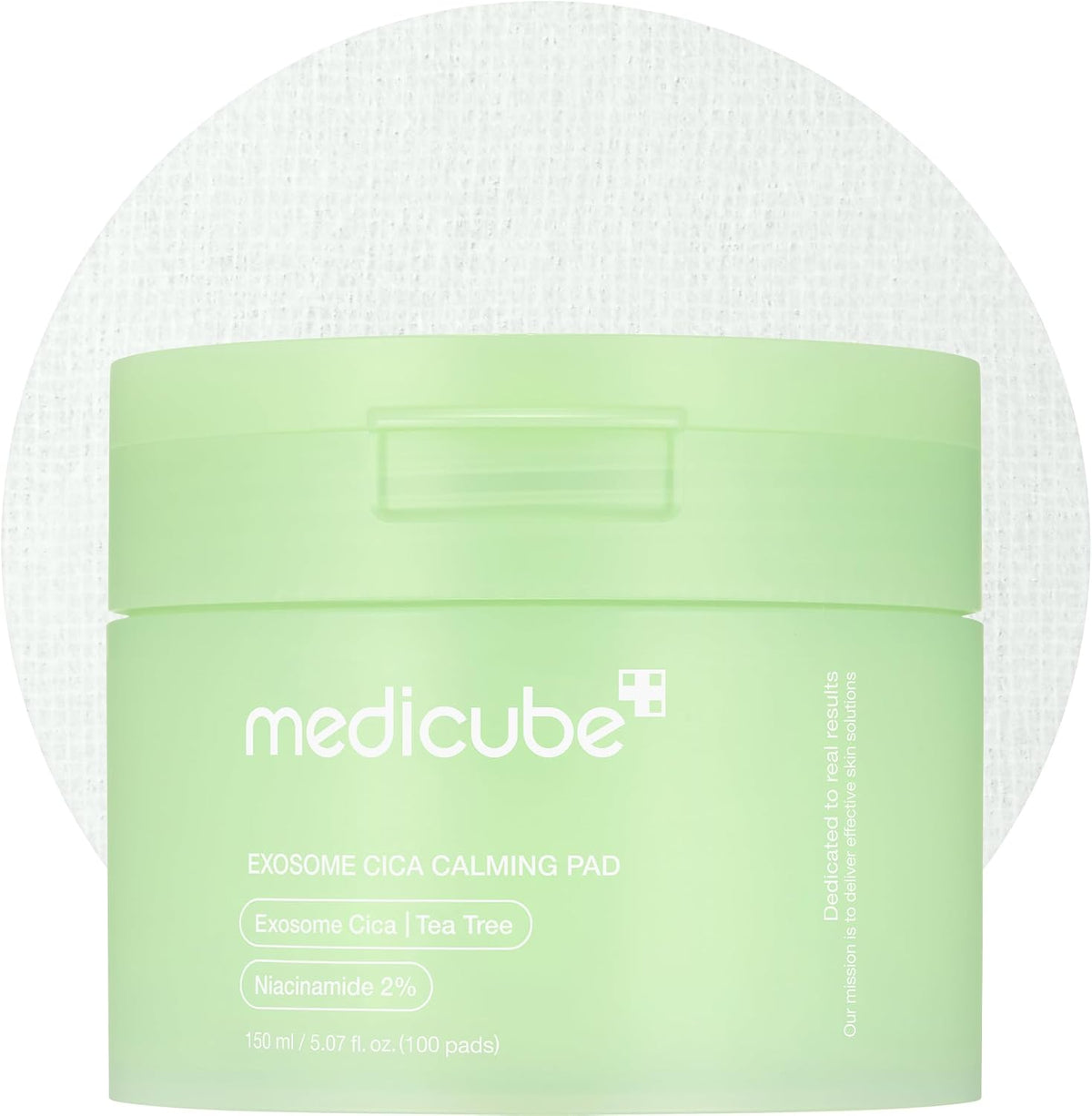 Medicube exosome cica tea tree calming toner pads front view
