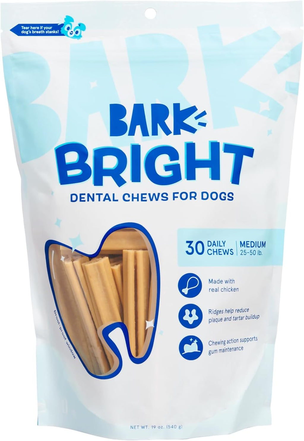 Barkbox Bright Original Dog Dental Chew Sticks, Plaque and Tartar Cleaning - Small Breeds (30 Chews) - Image 9