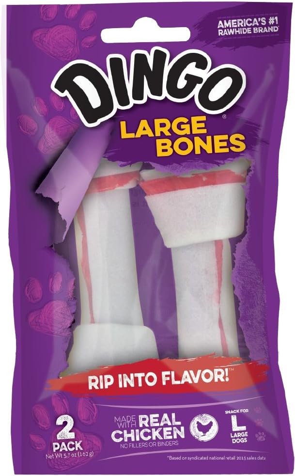 Dingo Rawhide Bone, Large, 3-Count - Image 10