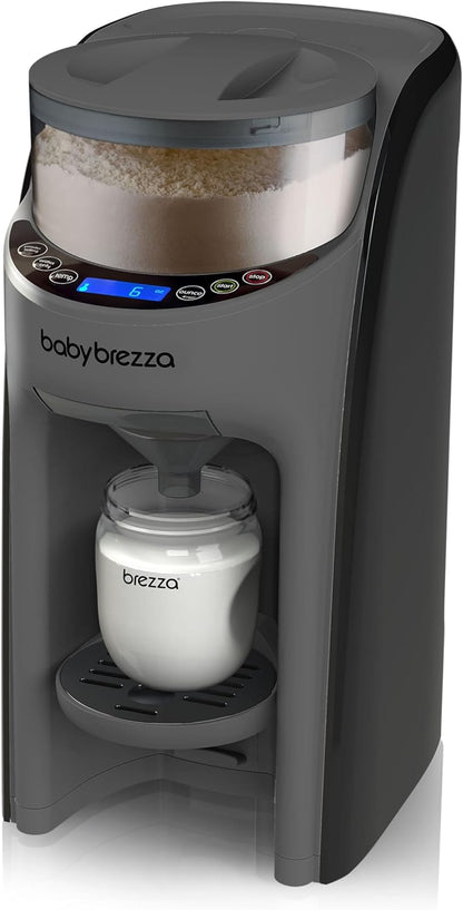 Baby Brezza Formula Pro Advanced Formula Dispenser Machine - Automatically Mix a Warm Formula Bottle Instantly - Easily Make Bottle with Automatic Powder Blending, Charcoal - Image 1