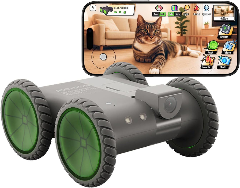 Aionios Ata05 all-terrain robot camera front view