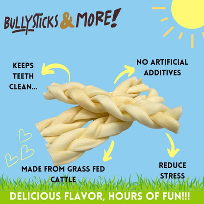 All natural single ingredient grass fed cattle beef cheek dog chews packaging