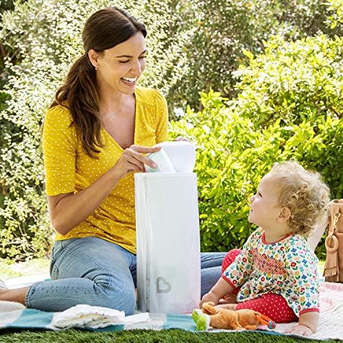 Munchkin toss diaper pail odor trapping seal detail