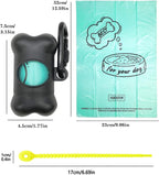 YUCHIYA compact lightweight dog poop bag holder being used during an outdoor walk.