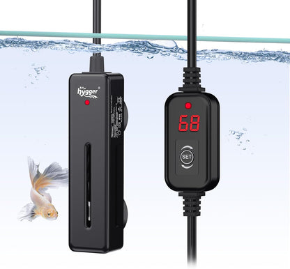 Hygger mini submersible fish tank heater front view