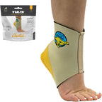 Tuli's Cheetah Heel Cup Small front view for gymnast heel pain relief.