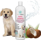 16 fl oz Tearless Puppy Shampoo and Conditioner - Dog Shampoo Itchy Skin Relief - Coconut Oil Oatmeal Shampoo for Dogs - Hypoallergenic Dog Shampoo Sensitive Skin, Made in the USA. - Image 10