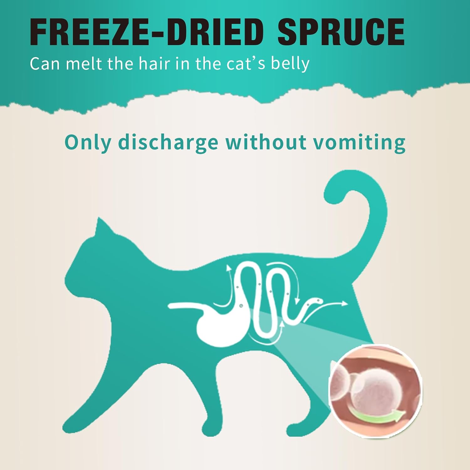 Healthy filler free raw cat treats being used as a dry food meal topper.