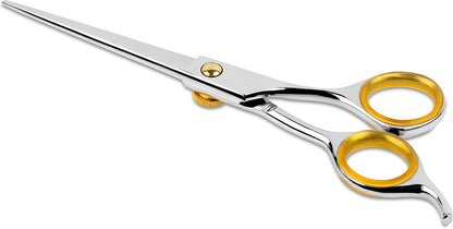 Sharf Gold Touch Pet Grooming Shear | Straight Cat & Dog Grooming Scissors | 6.5 Inch | 440c Japanese Stainless Steel Pet Dog Shearing Scissors | Animal Shears with Removable Comfort Rings - Image 9