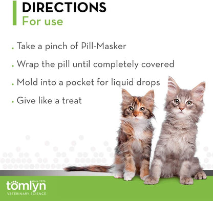 Veterinarian formulated Tomlyn pill masker paste for picky cats