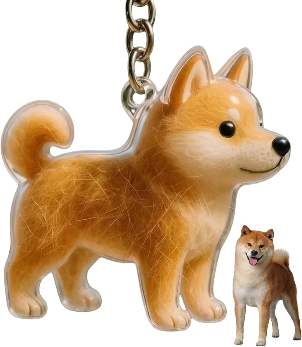 Dog Hair Collector Keychain Charm Memorial Storage Box, Dog Shape Pet Hair Memorial Bottle, DIY Pet Furs Collection Capsules, Pet Hair Ashes Keepsake (Poodle) - Image 13