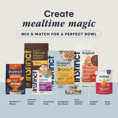 Instinct Raw Boost Mixers, Freeze Dried Cat Food Toppers with Functional Ingredients, Grain Free, Real Chicken - Digestive Health, 5.5 oz Bag - Image 9