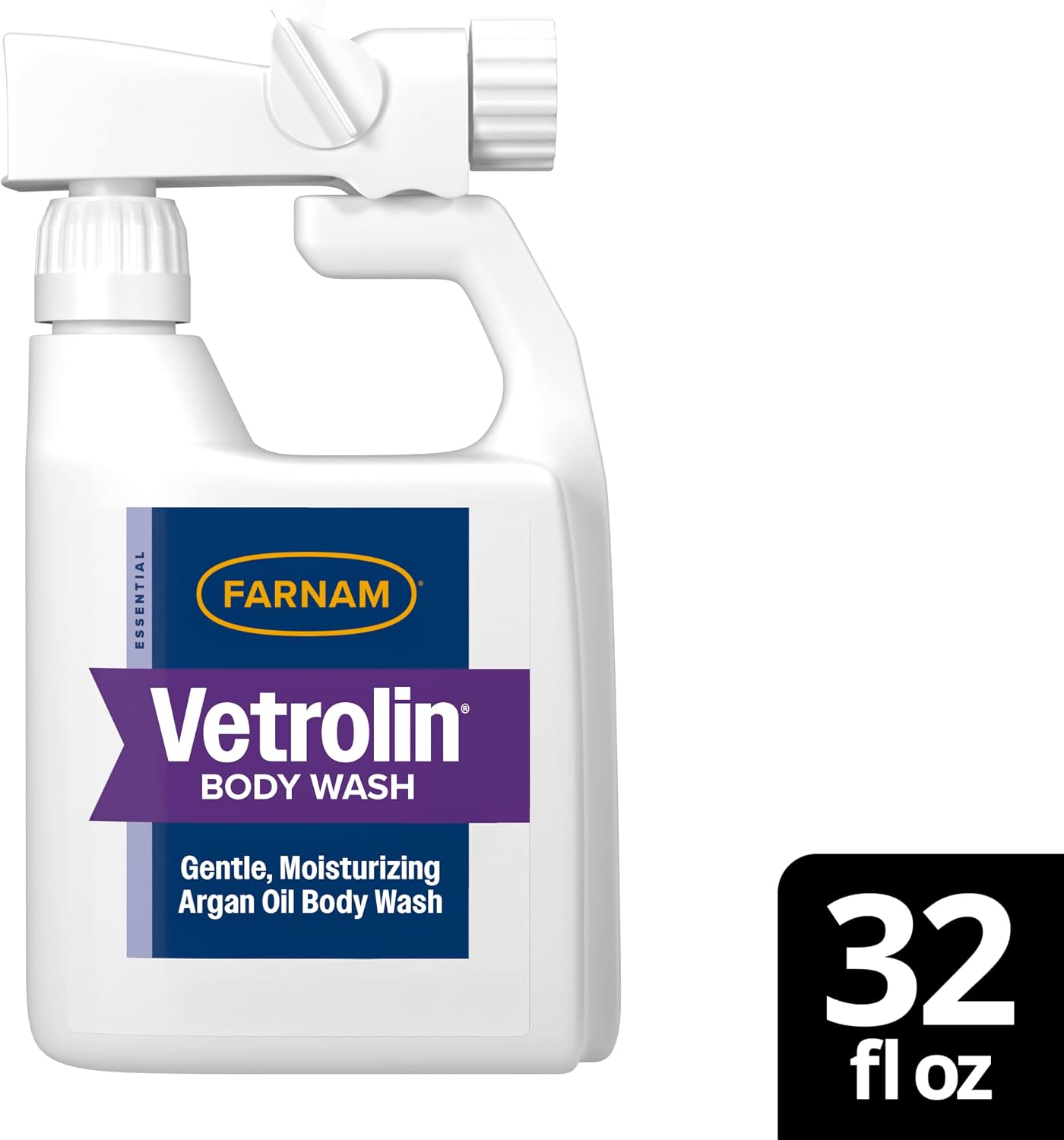 Farnam Vetrolin Body Wash, Time-Saving with No Scrubbing, Gentle and Moisturizing with Argan Oil, Soothes Dry Skin, for Horses and Dogs, 32 fl oz. - Image 11