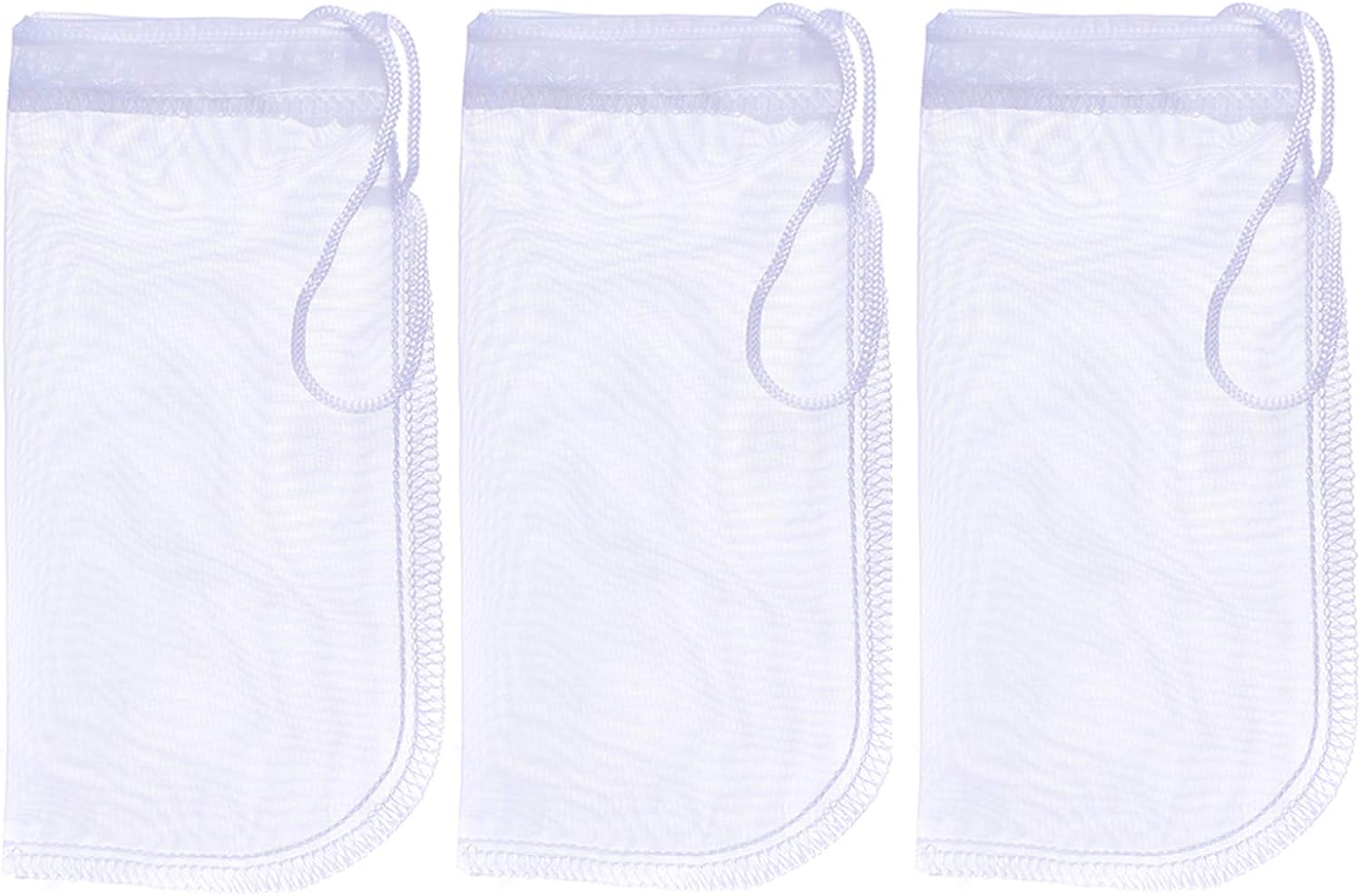 ALEGI extra fine aquarium media filter bag front view holding chemical filtration resin