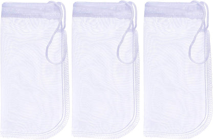 ALEGI extra fine aquarium media filter bag front view holding chemical filtration resin