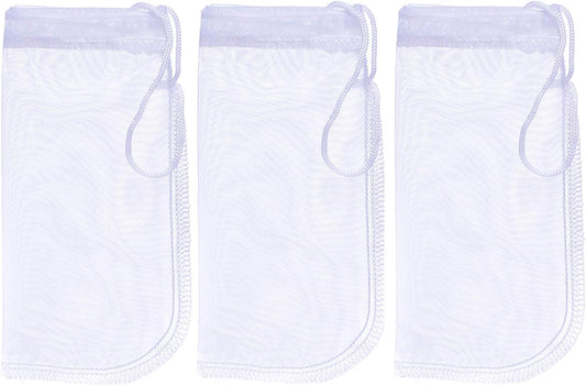 ALEGI extra fine aquarium media filter bag front view holding chemical filtration resin