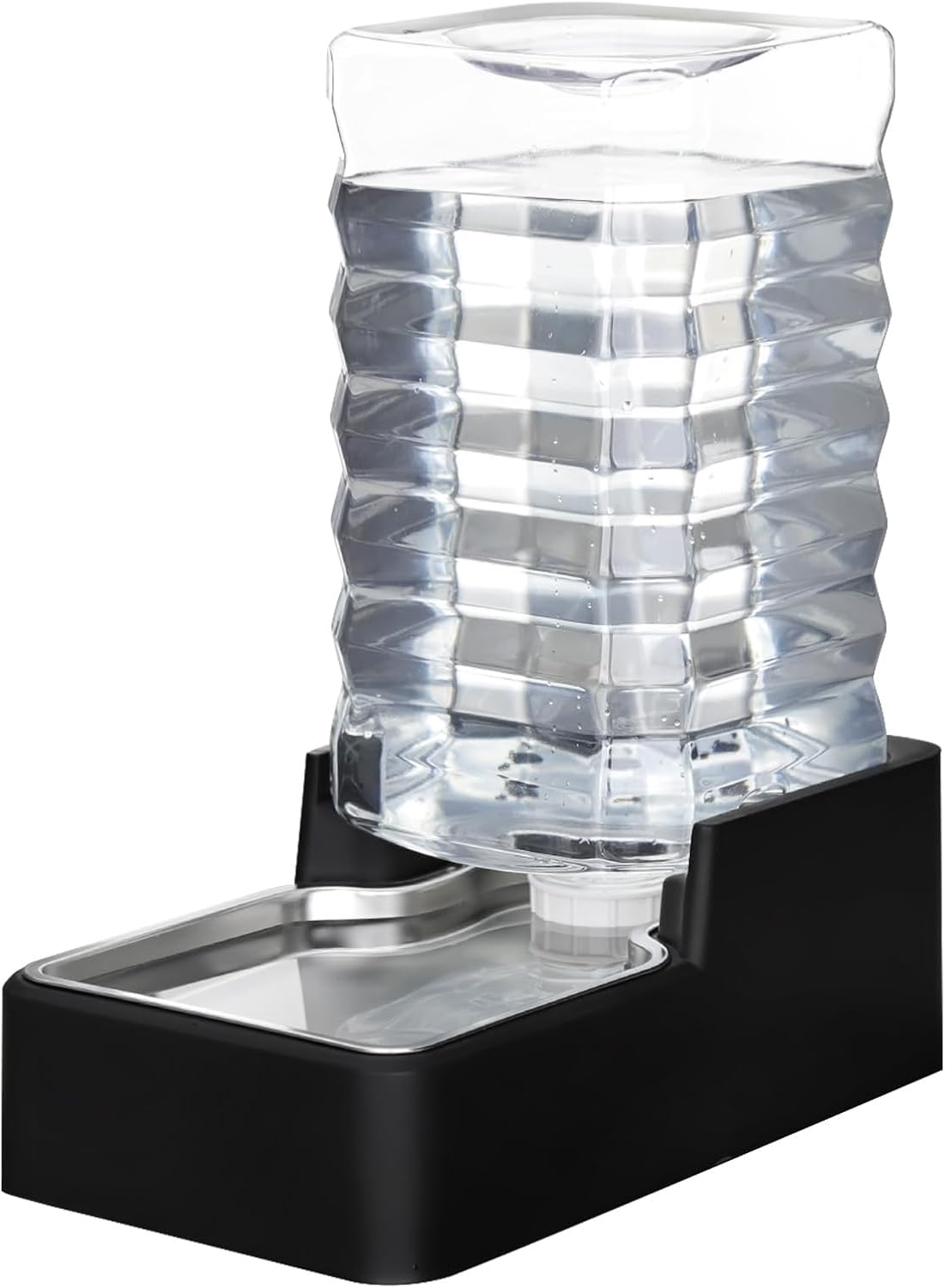 RIZZARI Stainless Steel Pet Water Feeder: 9L Large Gravity Leak-Proof Auto Refill Water Dispenser -Ideal for Multi-Pet Homes- Anti-Tip Base -No Filter- Easy Clean - for 30-60 LB Dogs- Home/Garage - Image 12