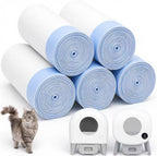 120 Count 26" x 11.8" Automatic Cat Litter Box Bags Compatible with Cmg Fmo Fstg Robot Litter box, Thick Self-Cleaning Cat Litter Box Replacement Liners with Drawstring Heavy Duty - Image 10