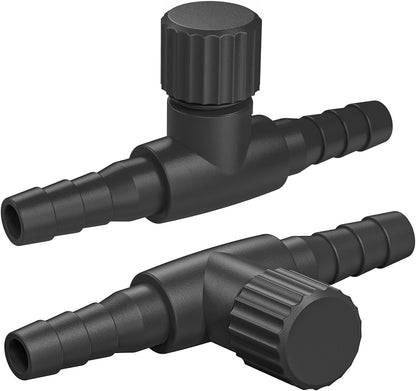 Pawfly Aquarium Air Control Valves for 3/16" ID Airline Tubing Single Way Plastic Air Flow Controllers Regulators Adjustable Blue Hose Connectors Air Pump Accessories for Fish Tanks, 10 Pack - Image 9