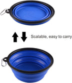 Guardians three thousand milliliter expandable pet bowl side angle view demonstrating the tiered silicone layers