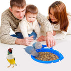 Bird Bath for Cage with 3 Balls Bird Tub Bowl Basin Hanging Birdbath Toy Pet Parrot Cage Budgie Accessories Shower Parakeet Cockatiel Water Shower Box Food Feeder Holder Tray Bird Cage Accessories - Image 5